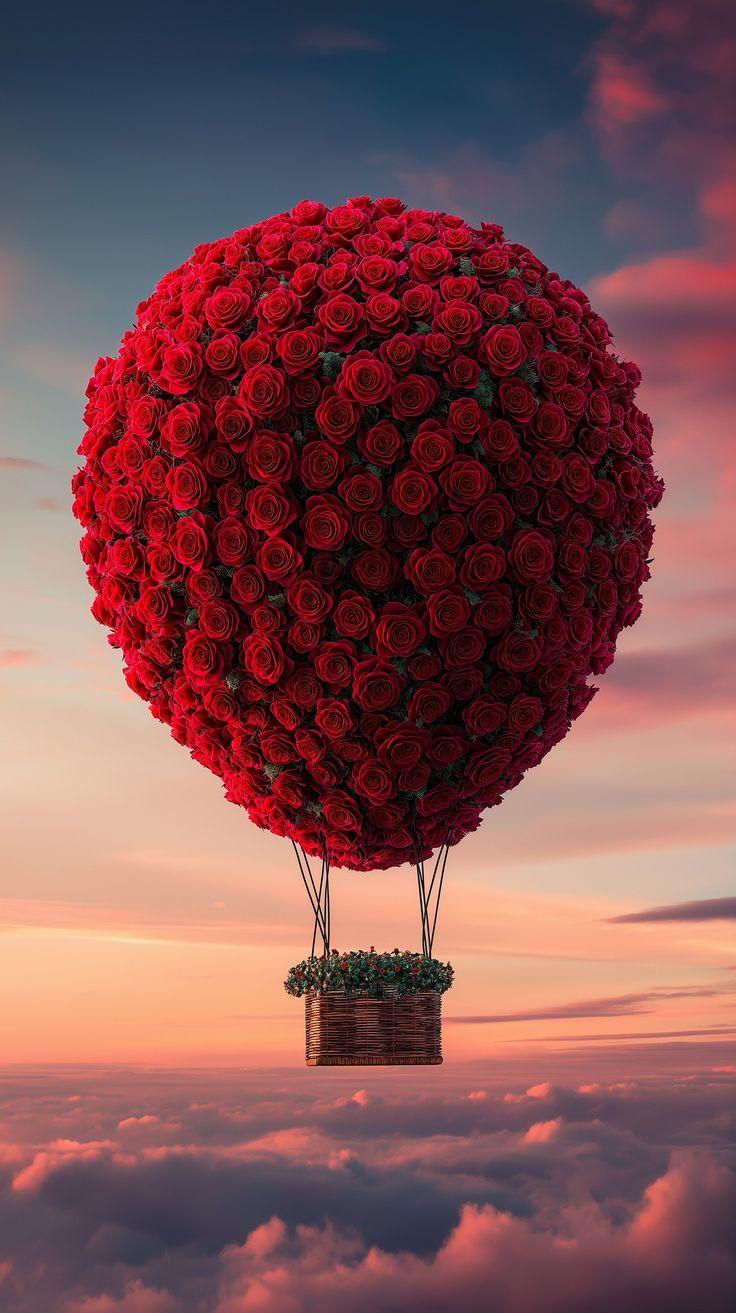 Enchanted Twilight Floral Embrace
